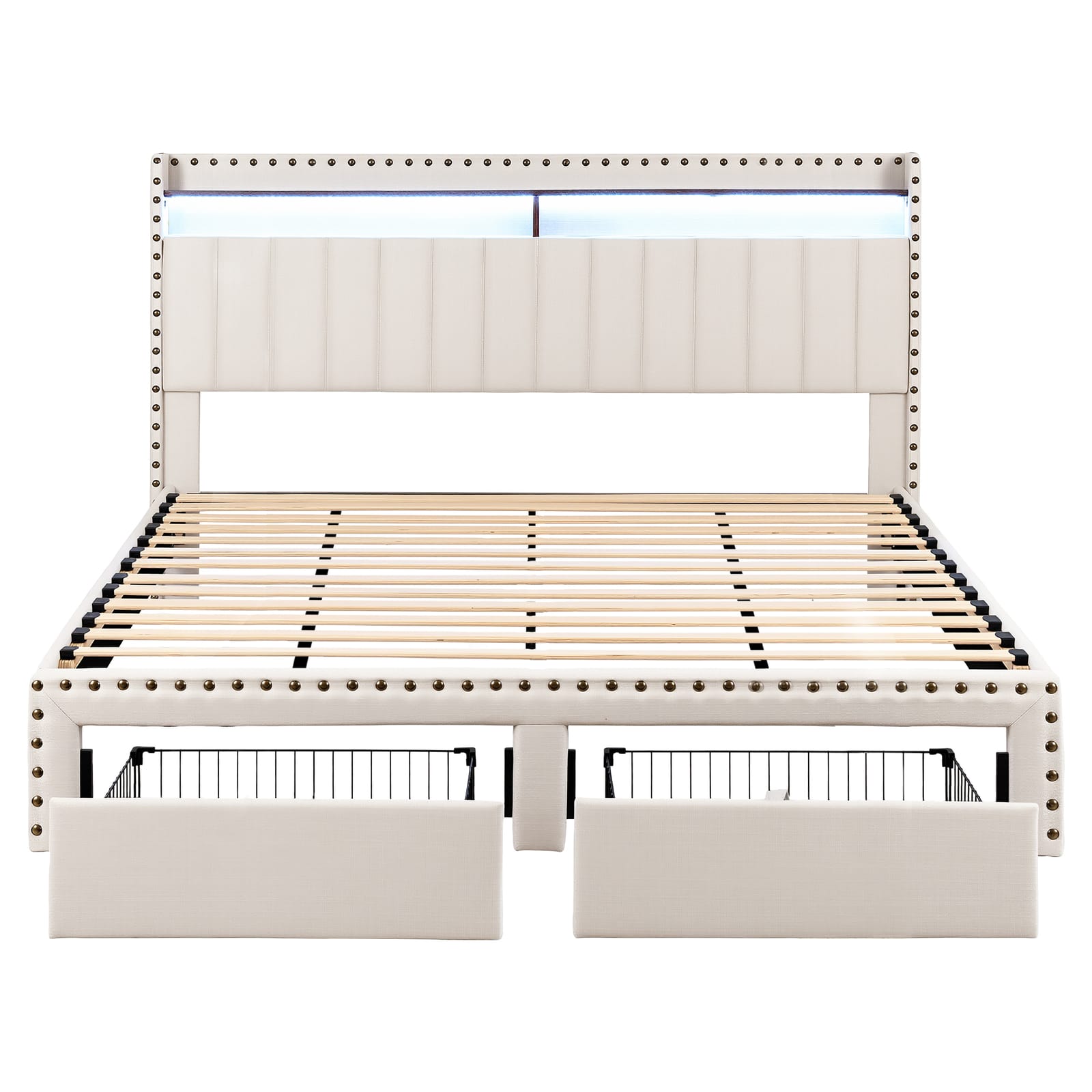 King Bed Frame With Storage 2x3cm