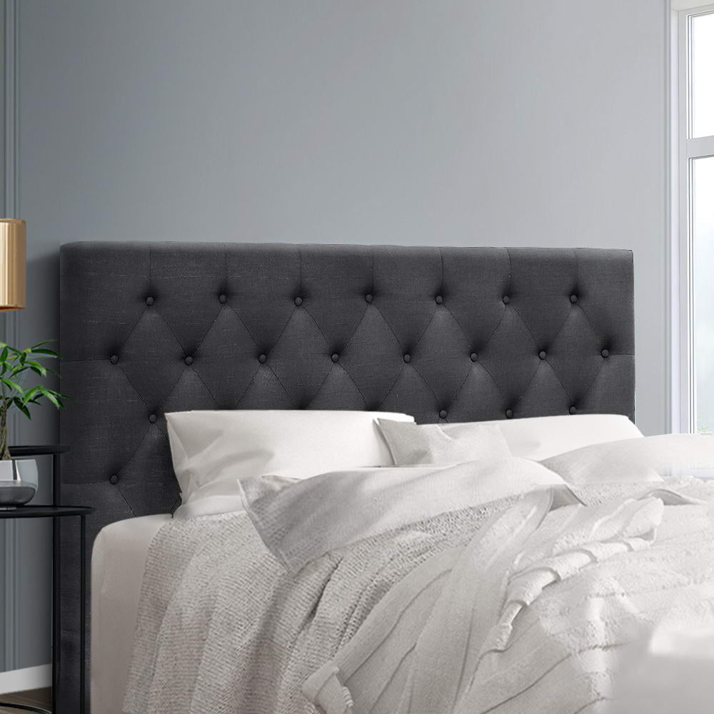 Queen Size Bed Head Headboard Bedhead Fabric Frame Base