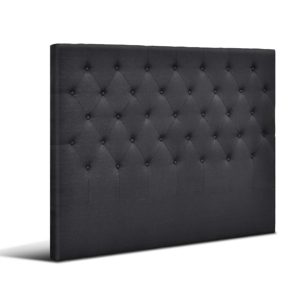 Queen - Bed Head Headboard Queen Size Fabric - CAPPI Charcoal
