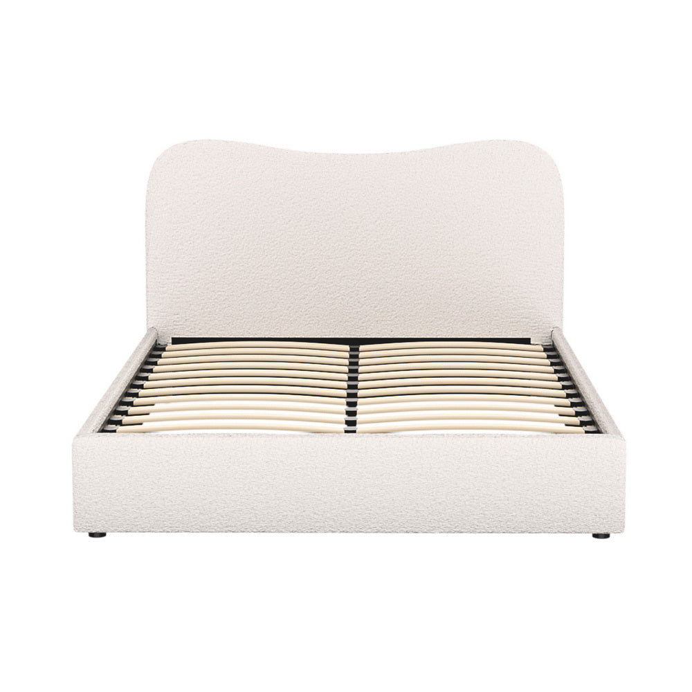 Artiss Bed Frame Single Size Boucle DARA