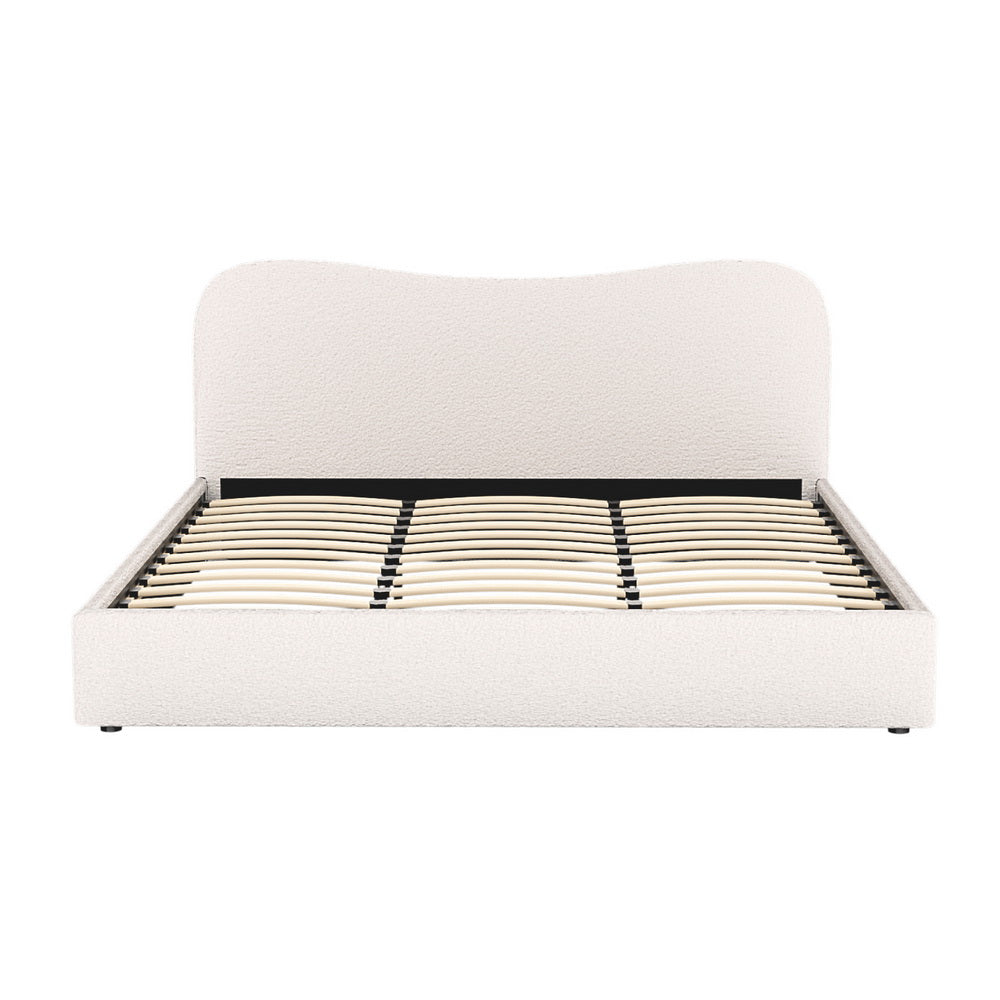 Artiss Bed Frame Single Size Boucle DARA