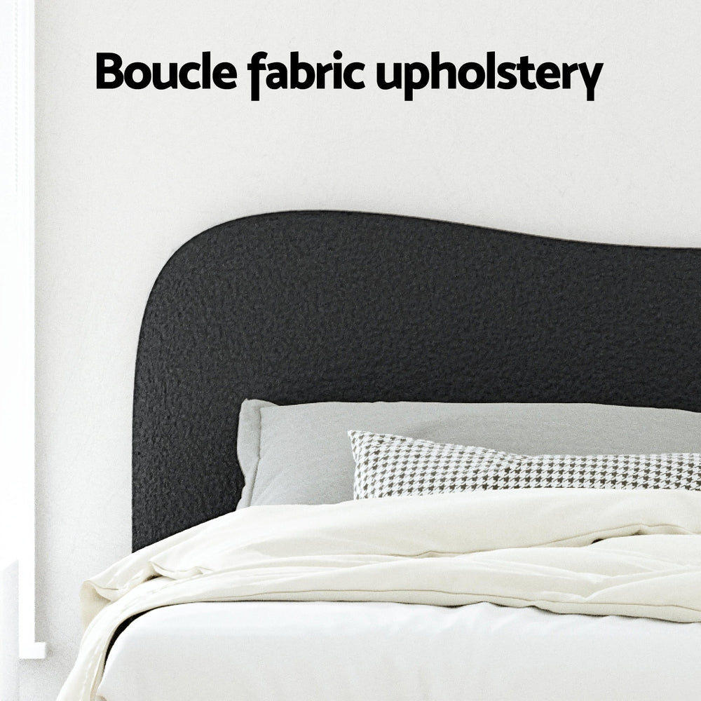 Elegant Bed Frame All Double/King/Single/Queen Boucle
