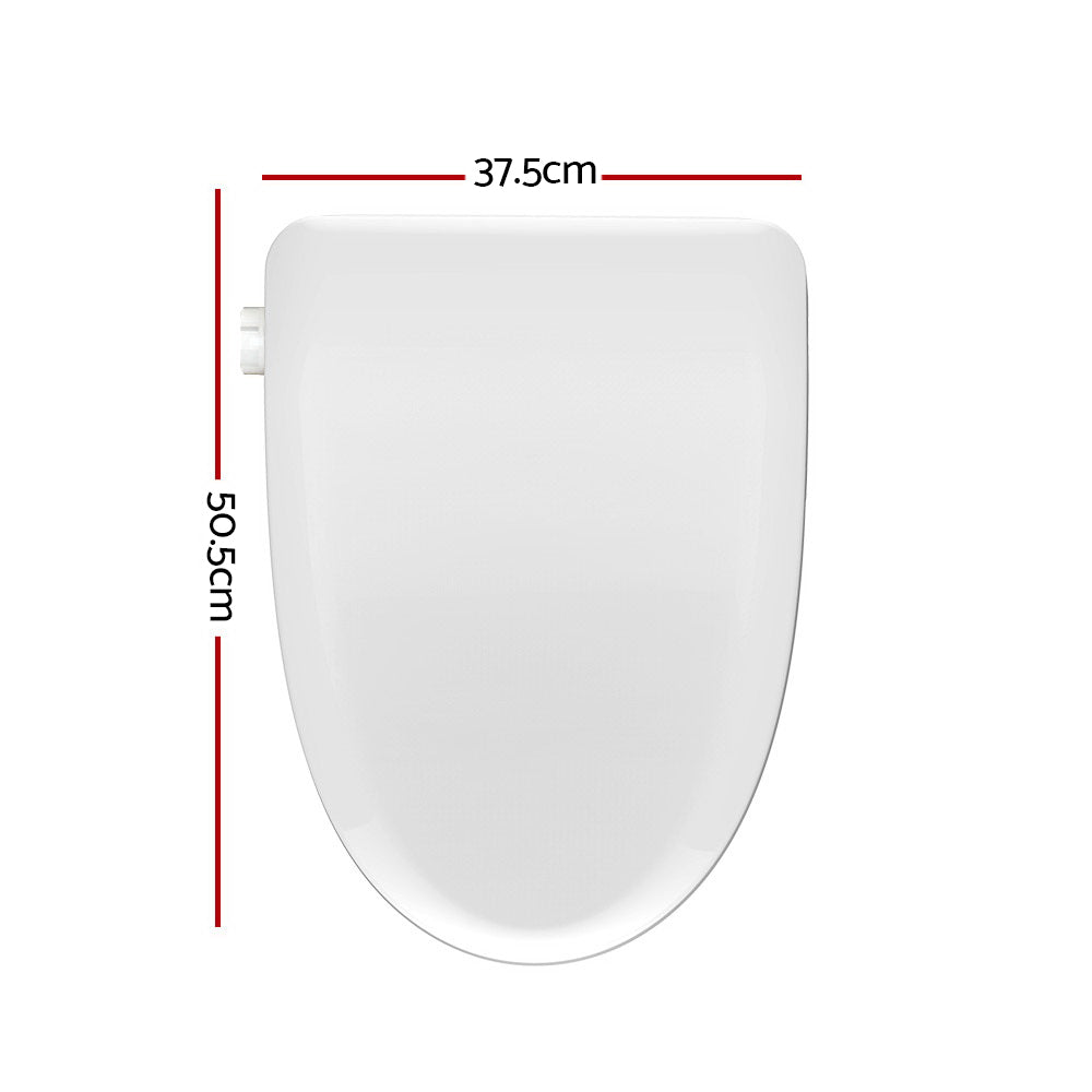 Electric Bidet Toilet Seat Cover with Auto Smart Spray and Knob - Electronic Seats