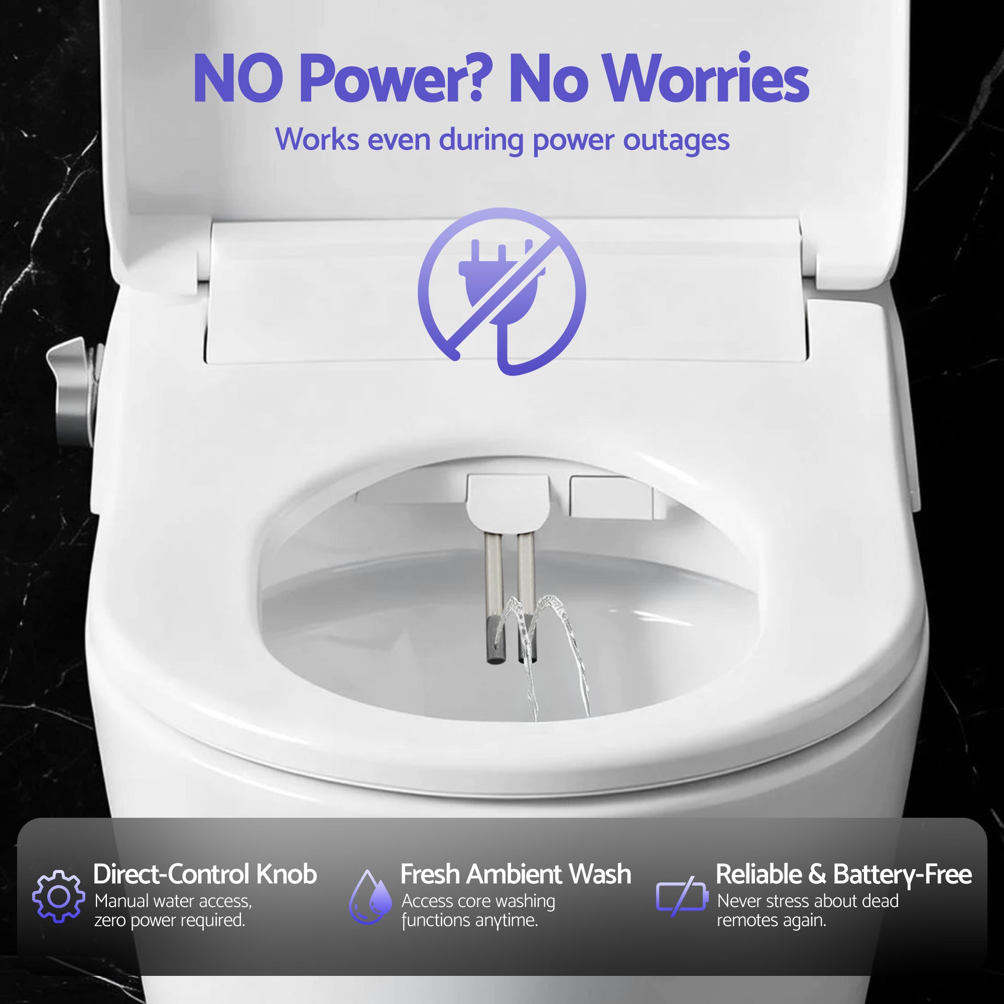 Cefito Electric Bidet Toilet Seat D-Shape Heated | Simpledeals