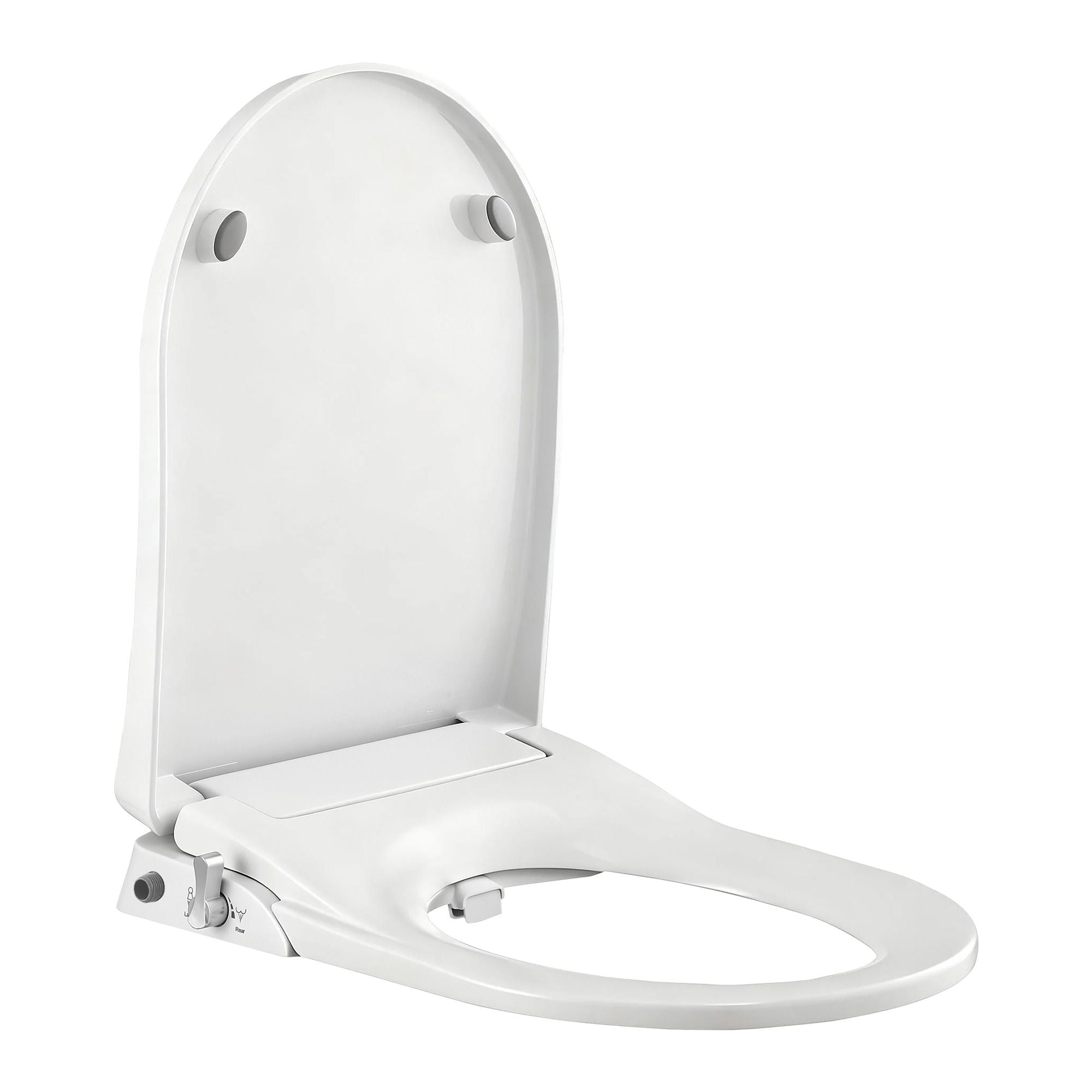 Non-Electric Bidet Seat D-Shape Dual Nozzle | Simpledeals