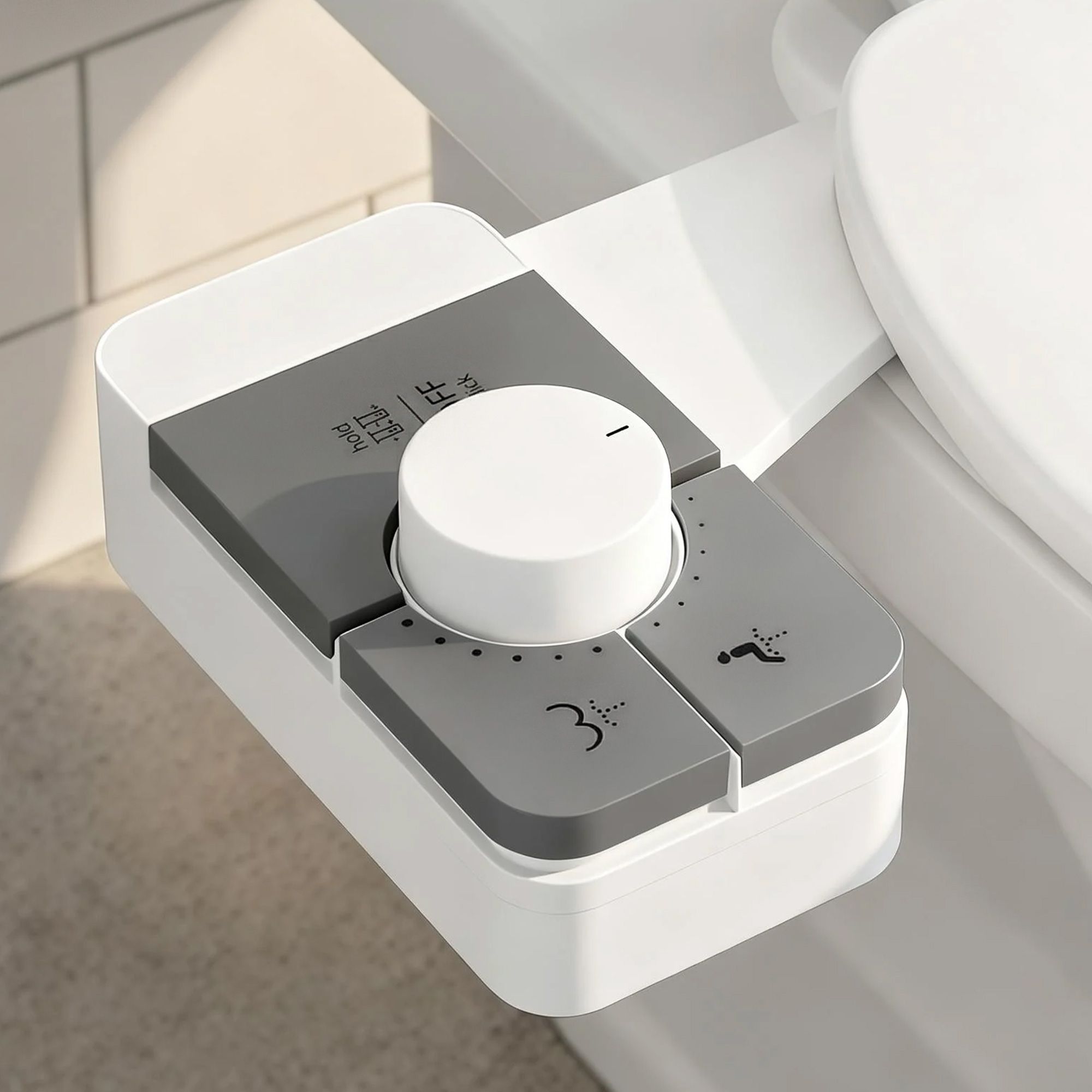 Bidet Attachment Dual Nozzle Non-Electric | Simpledeals
