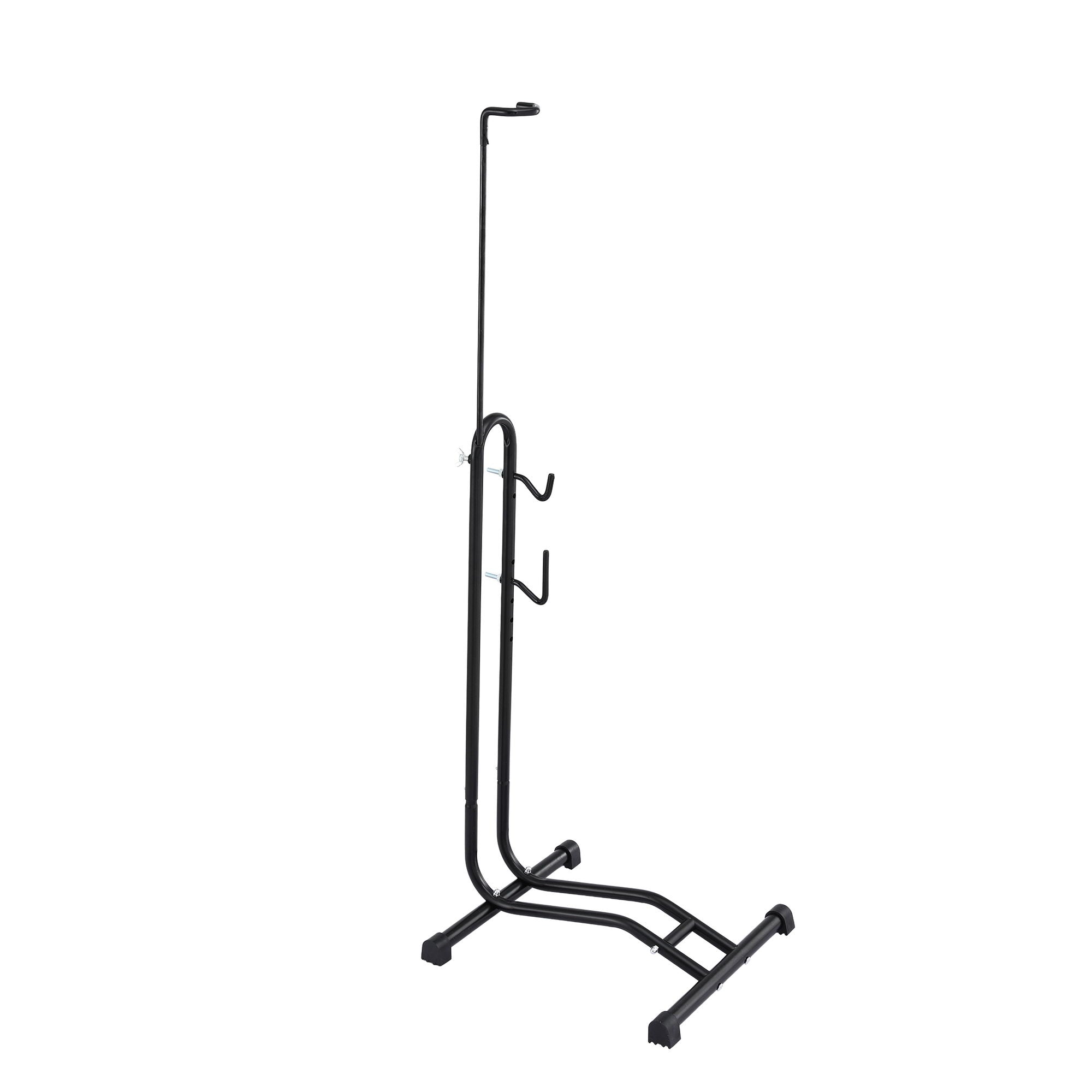 4-in-1 Adjustable Bike Parking Stand Vertical Rack 24-27.5 Inch