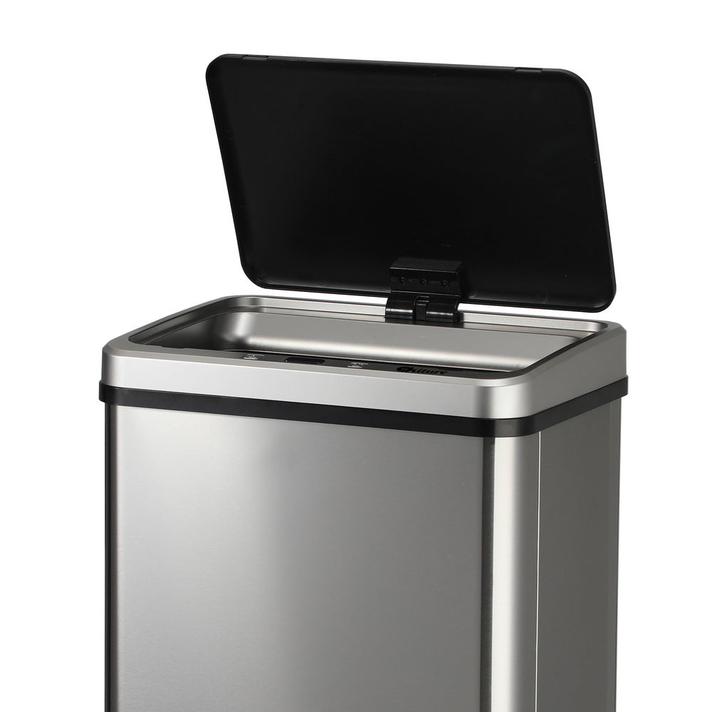 40L Motion Sensor Bin Automatic Rubbish Can Silver