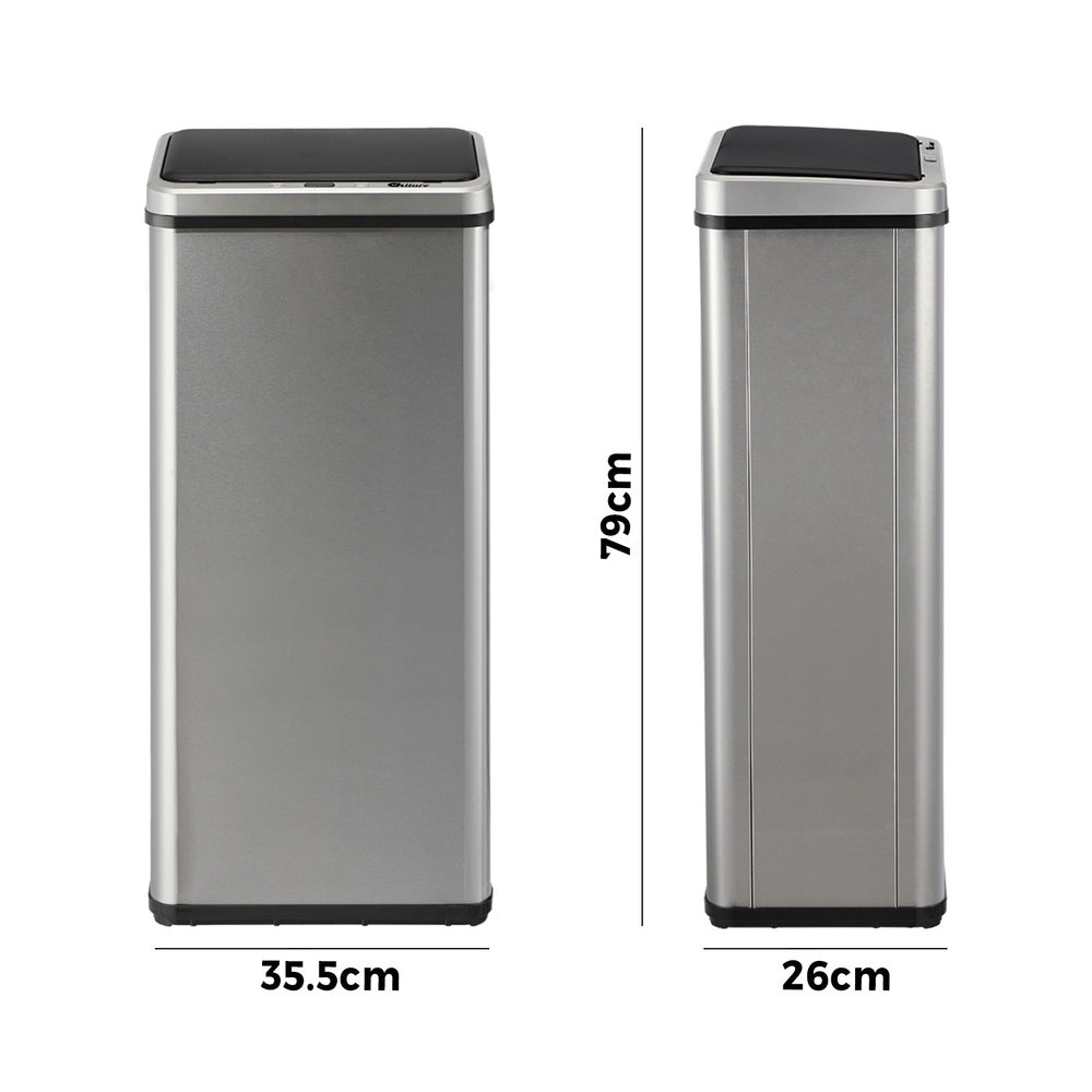 Motion Sensor Bin 60L Automatic Silver