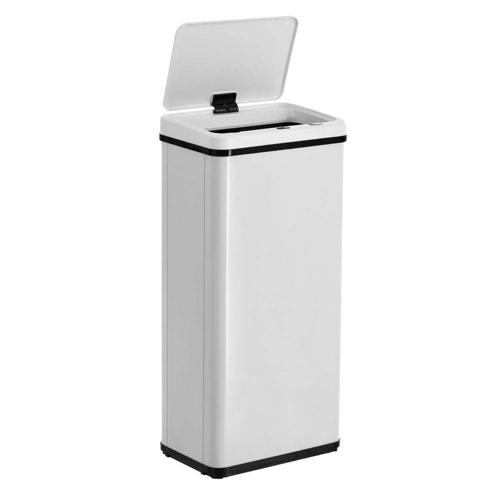 60L Motion Sensor Bin Kitchen White | Simpledeals