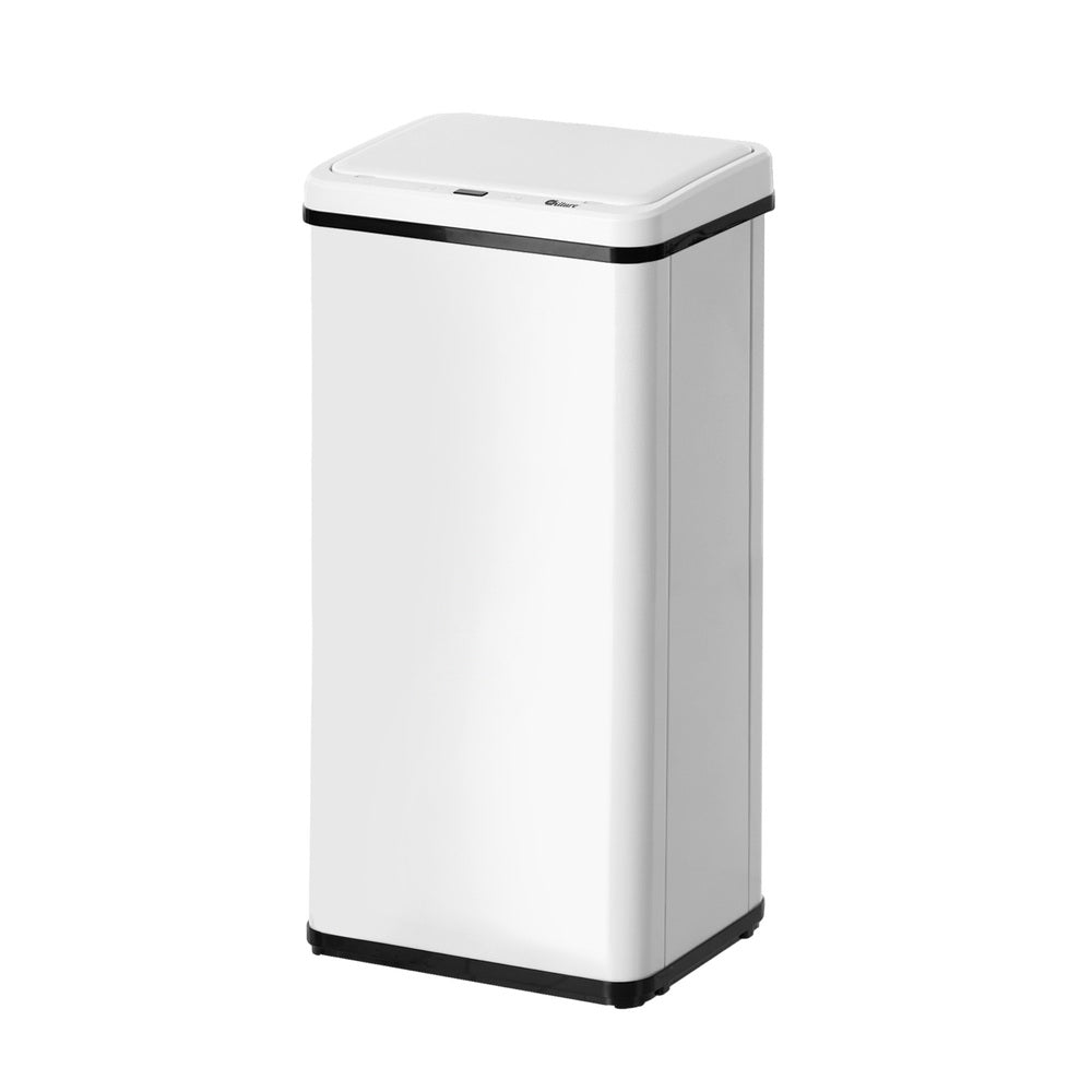 60L Motion Sensor Bin Kitchen White | Simpledeals