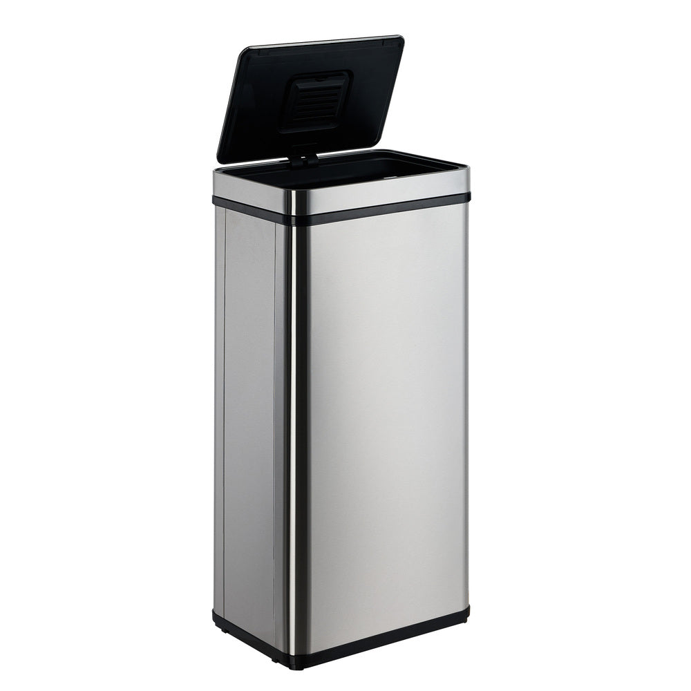75L Motion Sensor Bin Automatic Rubbish Trash Can Black