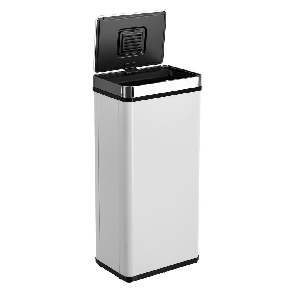75L Motion Sensor Bin Stainless Steel Kitchen | Simpledeals