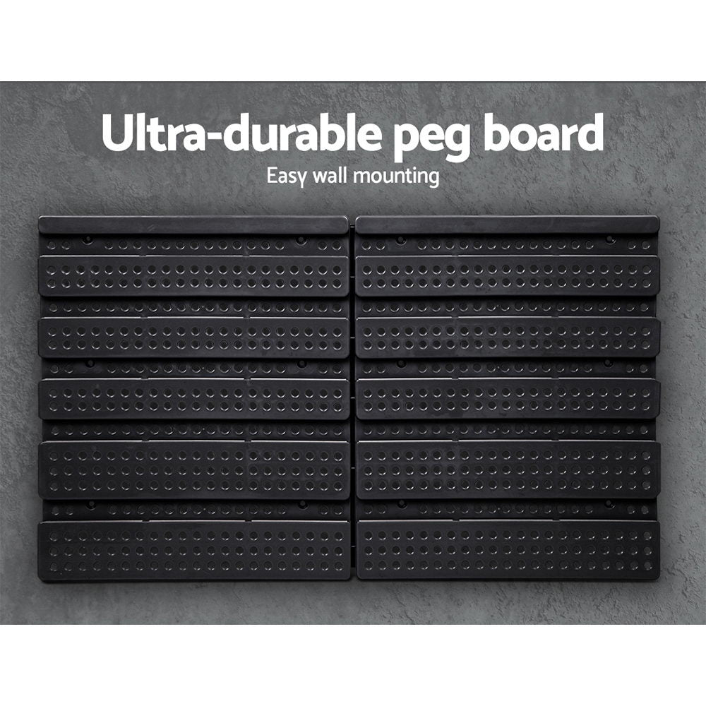 Wall Mounted 60 Storage Bin Rack Organizer Garage Workshop System