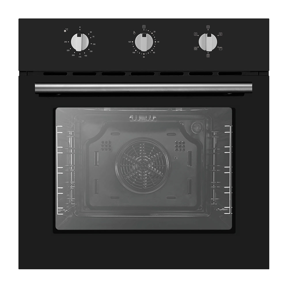 Devanti 60cm Built-In Electric Wall Oven with Convection and Grill Functions