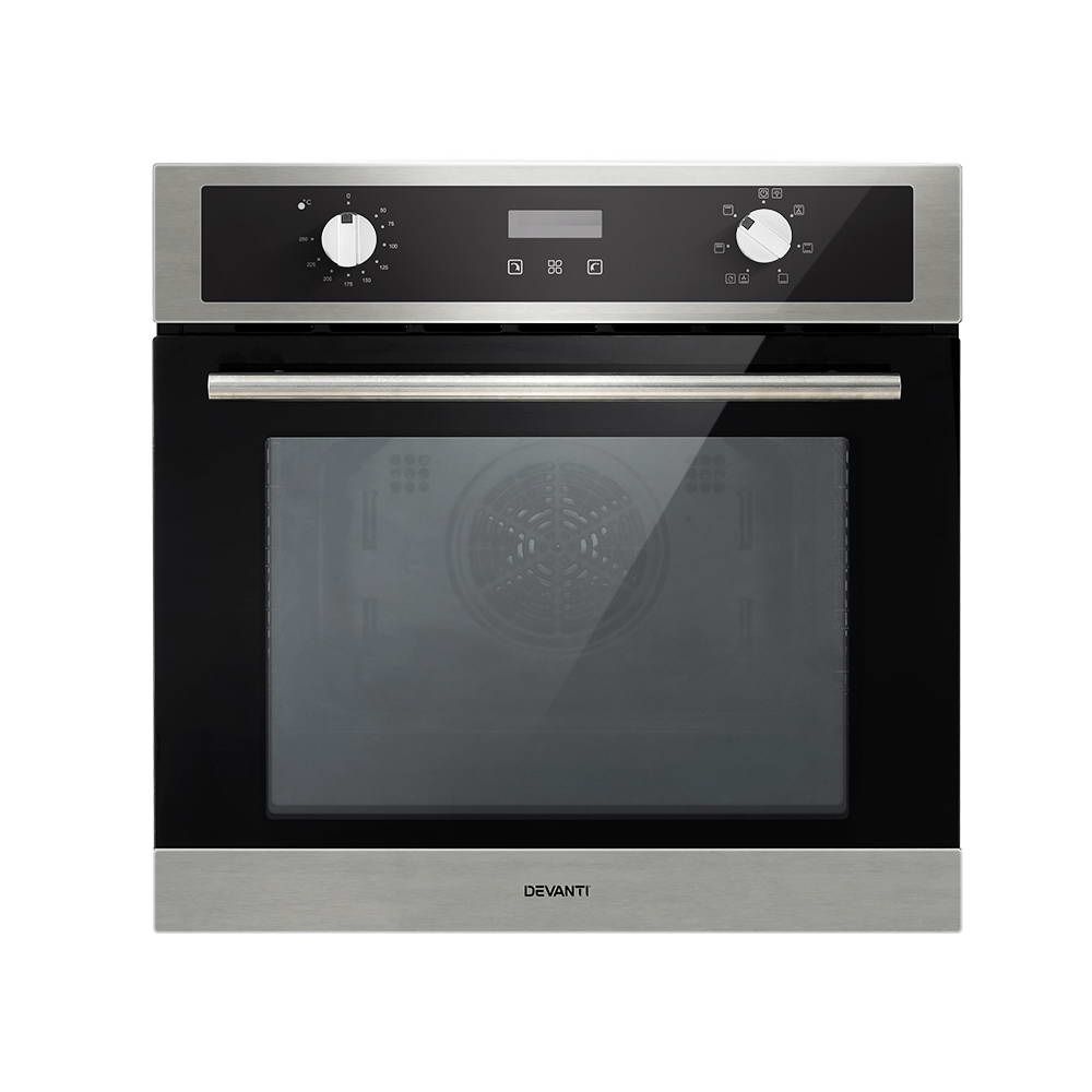 Electric Built In Wall Oven 80L Convection Grill Ovens Stainless Steel with Ovens