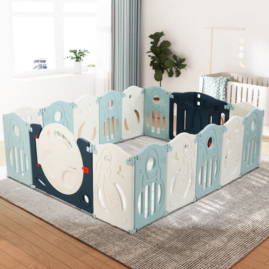 Baby Playpen 16 Safety Play Activity Barrier