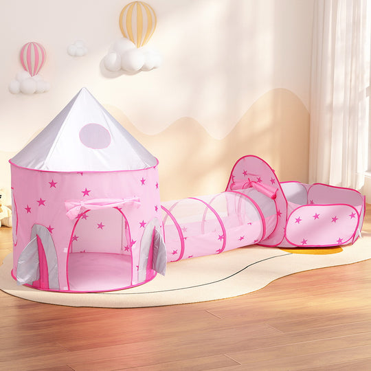 Kids Playhouse Play Tent Pop Up Castle Crawl Tunnel