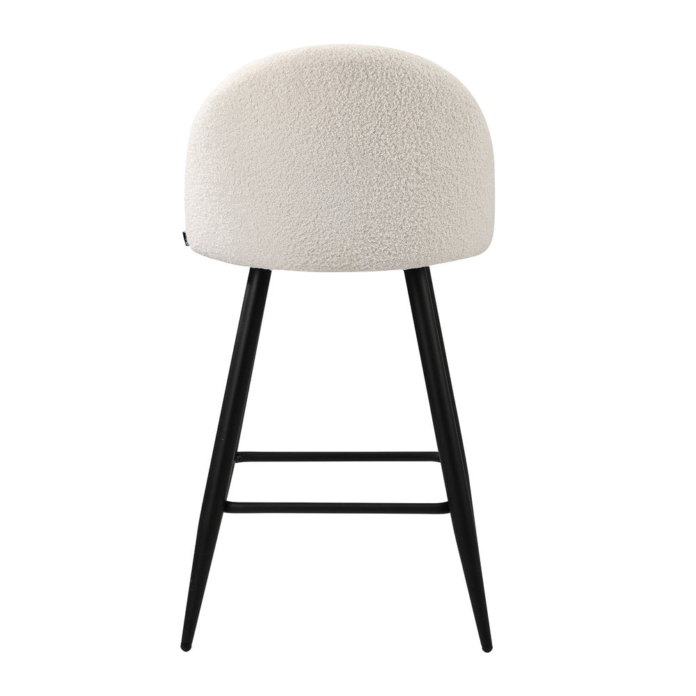 Bar Stools Kitchen Counter Stool Boucle Padded