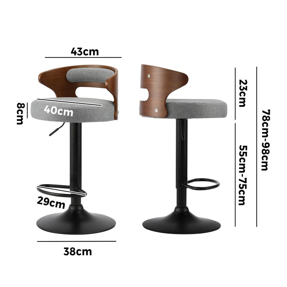 Bar Stools Kitchen Gas Lift Swivel Chairs Stool Wooden Barstool
