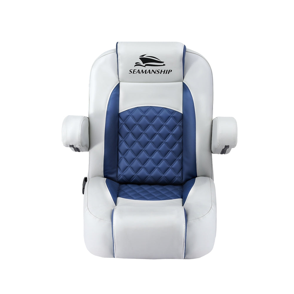 Reclining Captain Boat Seat 9a-155a Degree Recline, 19cm Thick Cushion