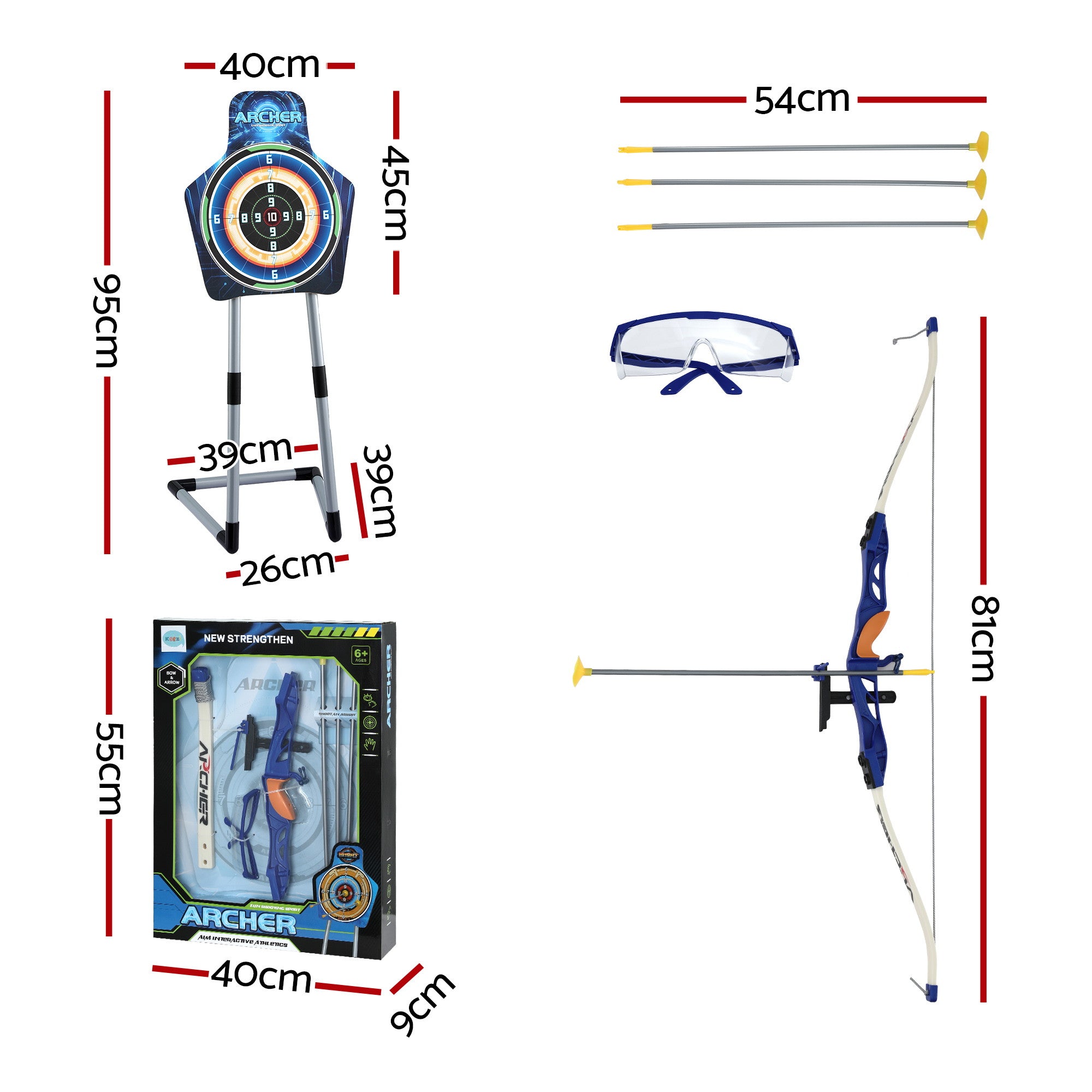 Kids Bow Arrow Set Archery Target Toy | Simpledeals