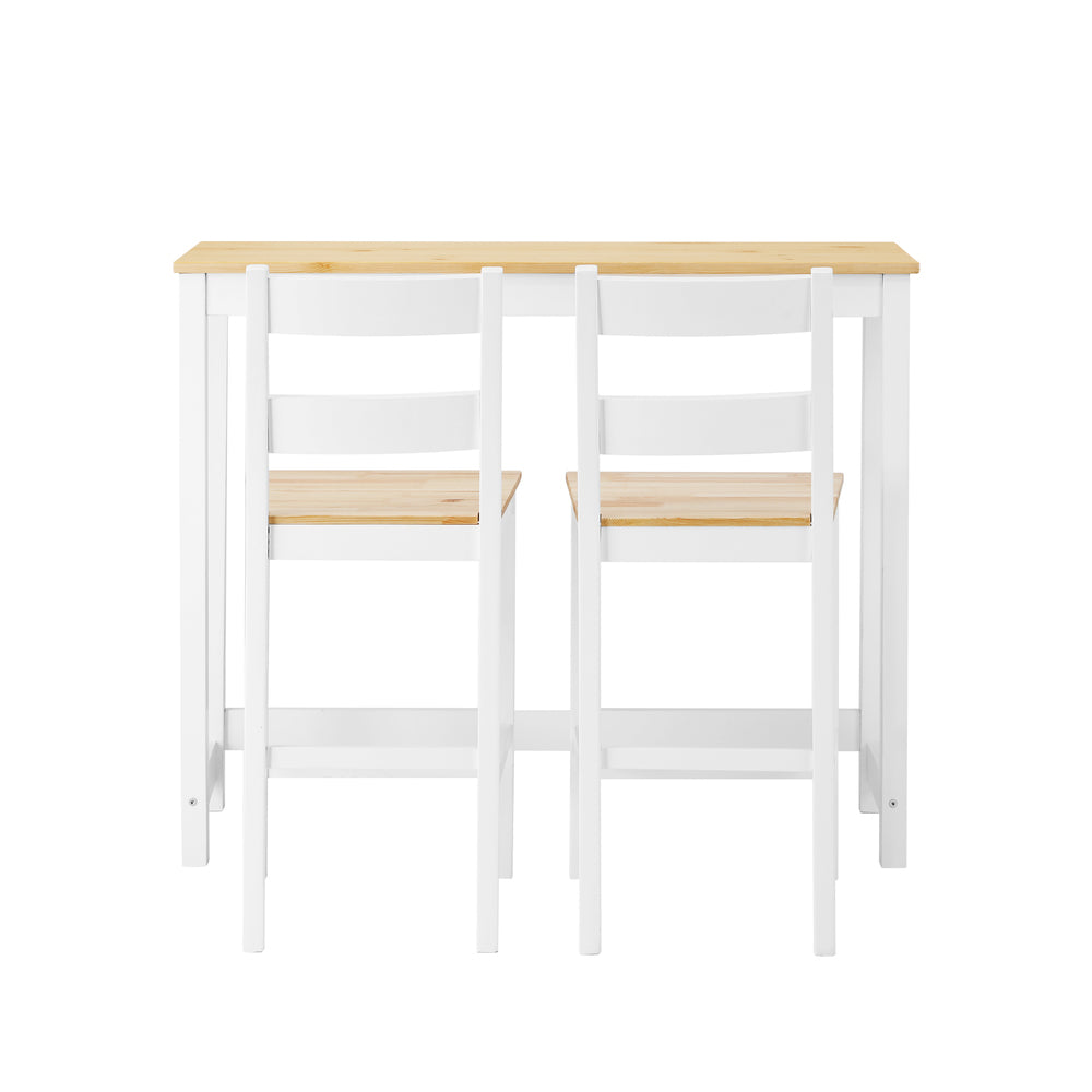 3PCS Bar Set Cafe Table&2 Stools