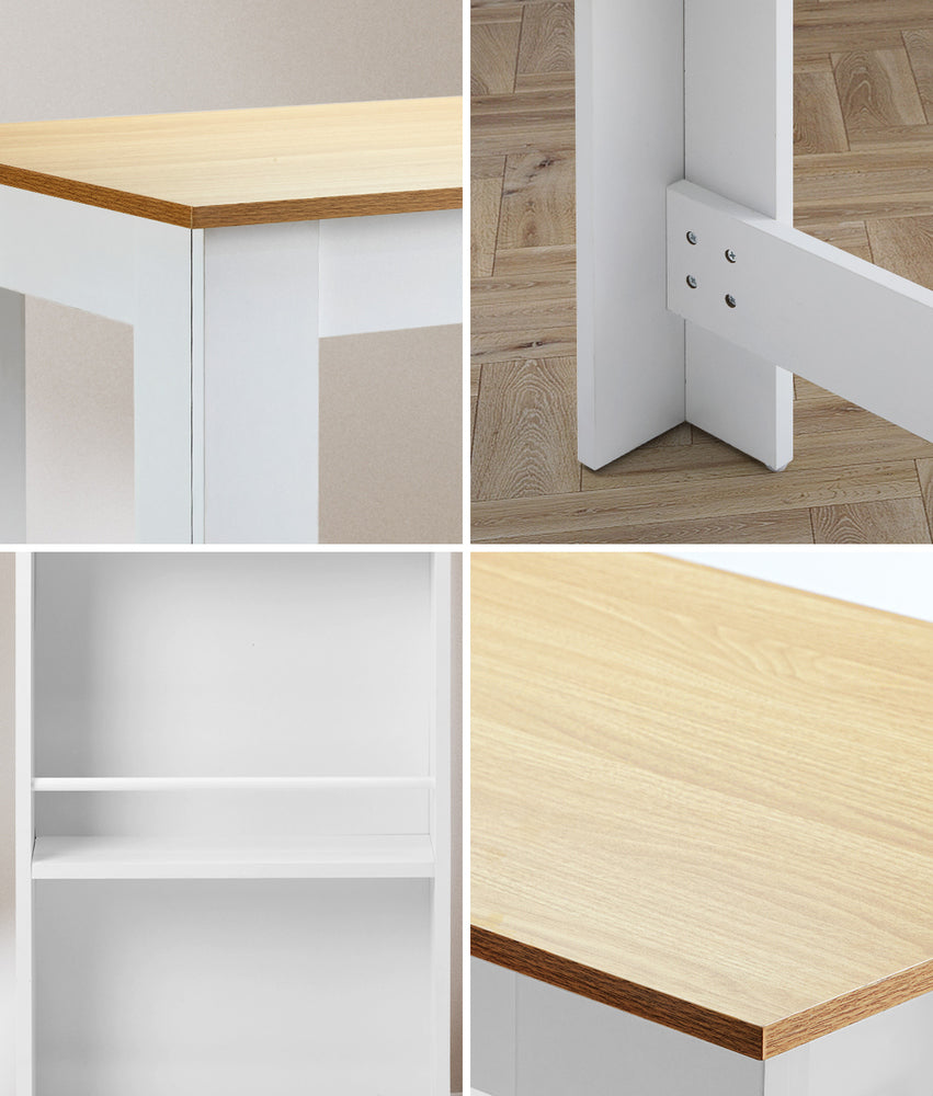 Bar Table Dining Storage Shelf Wine Rack
