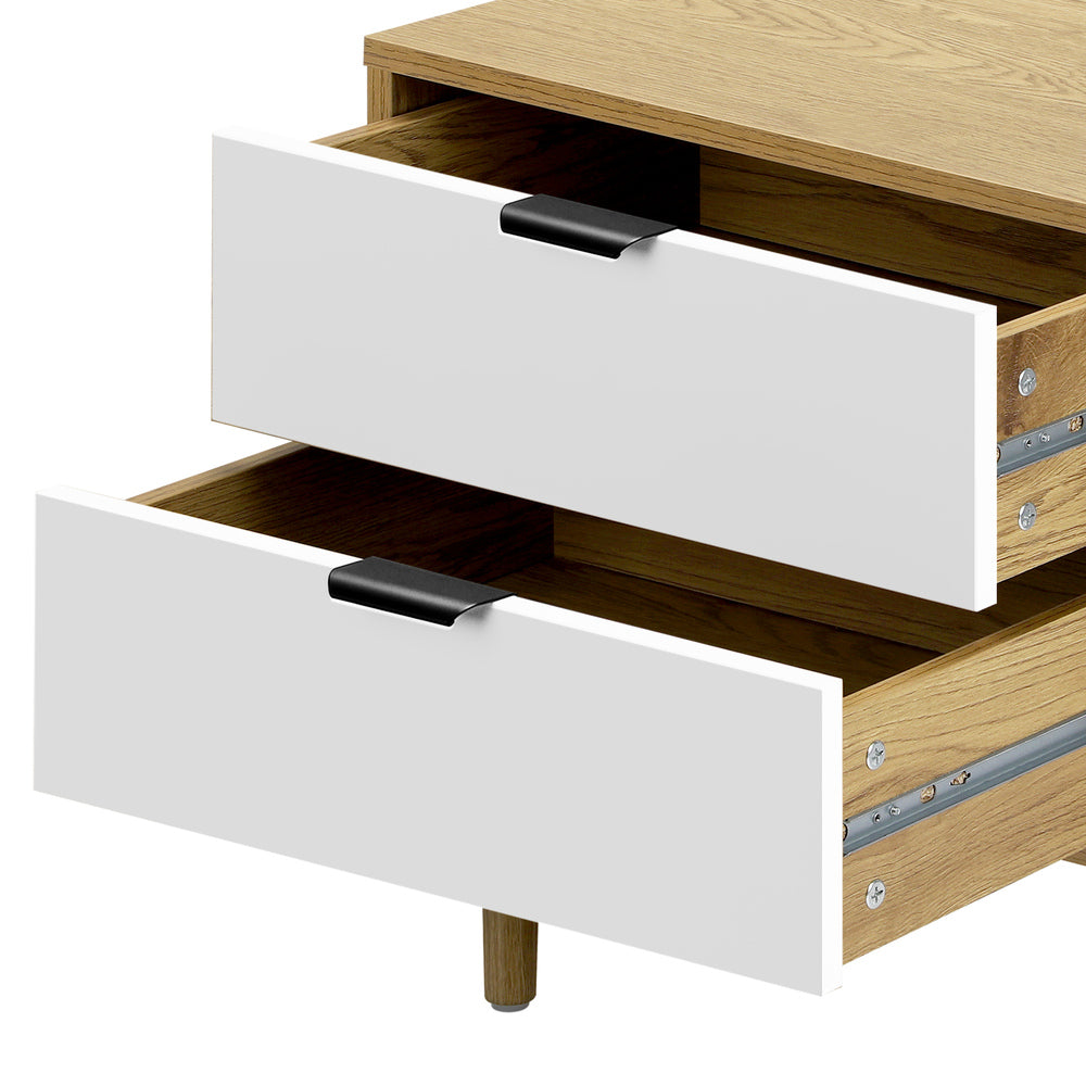 Bedside Tables Set of 2 Side Table