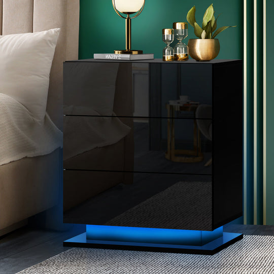 Bedside Table RGB Drawers Side Table Furniture