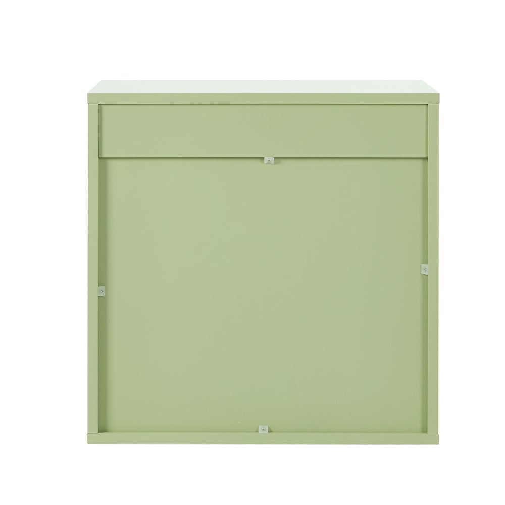 Modern Bedside Table Set Of 2 Dot Collection 2 Drawer Pink MDF Cabinet