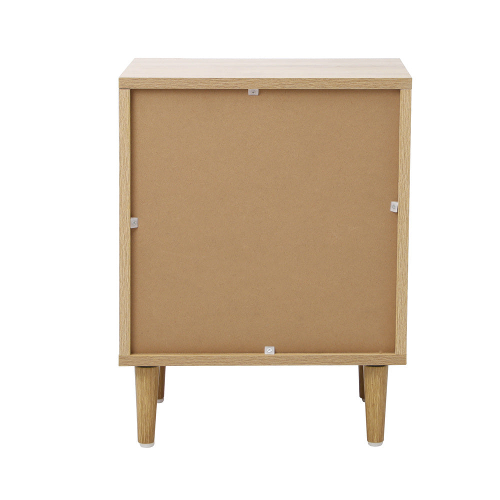 Bedside Table Nightstand Bedroom Storage Cabinet
