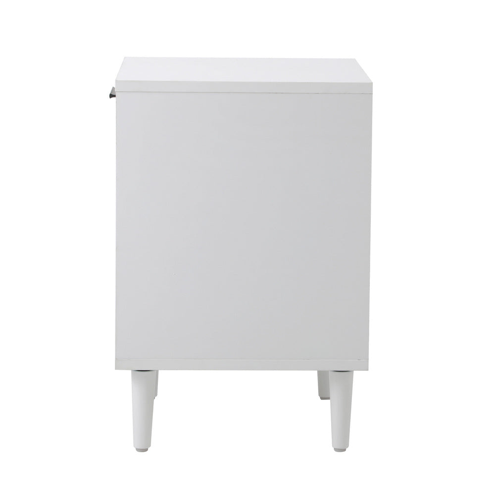 Bedside Table Nightstand Bedroom Storage Cabinet