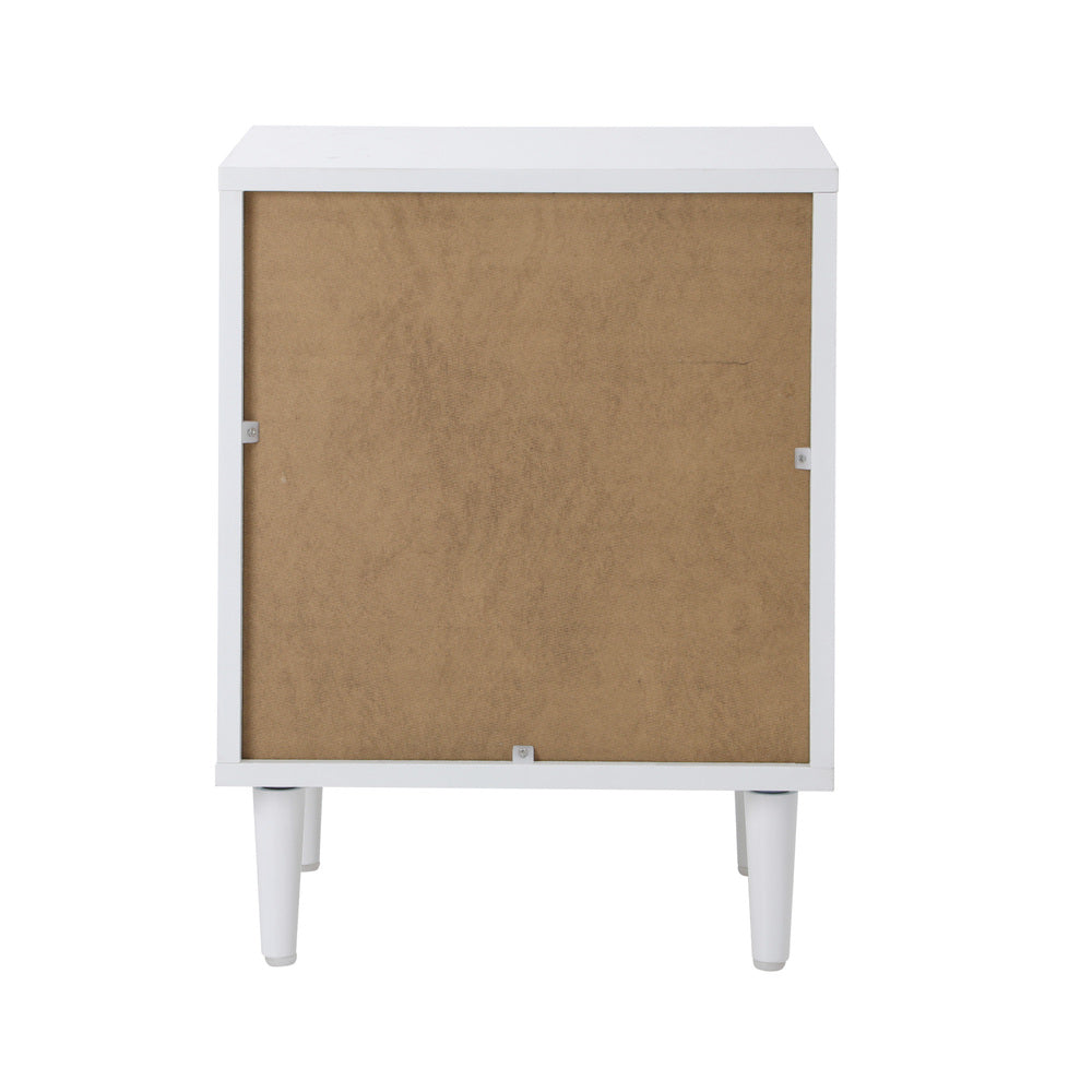 Bedside Table Nightstand Bedroom Storage Cabinet