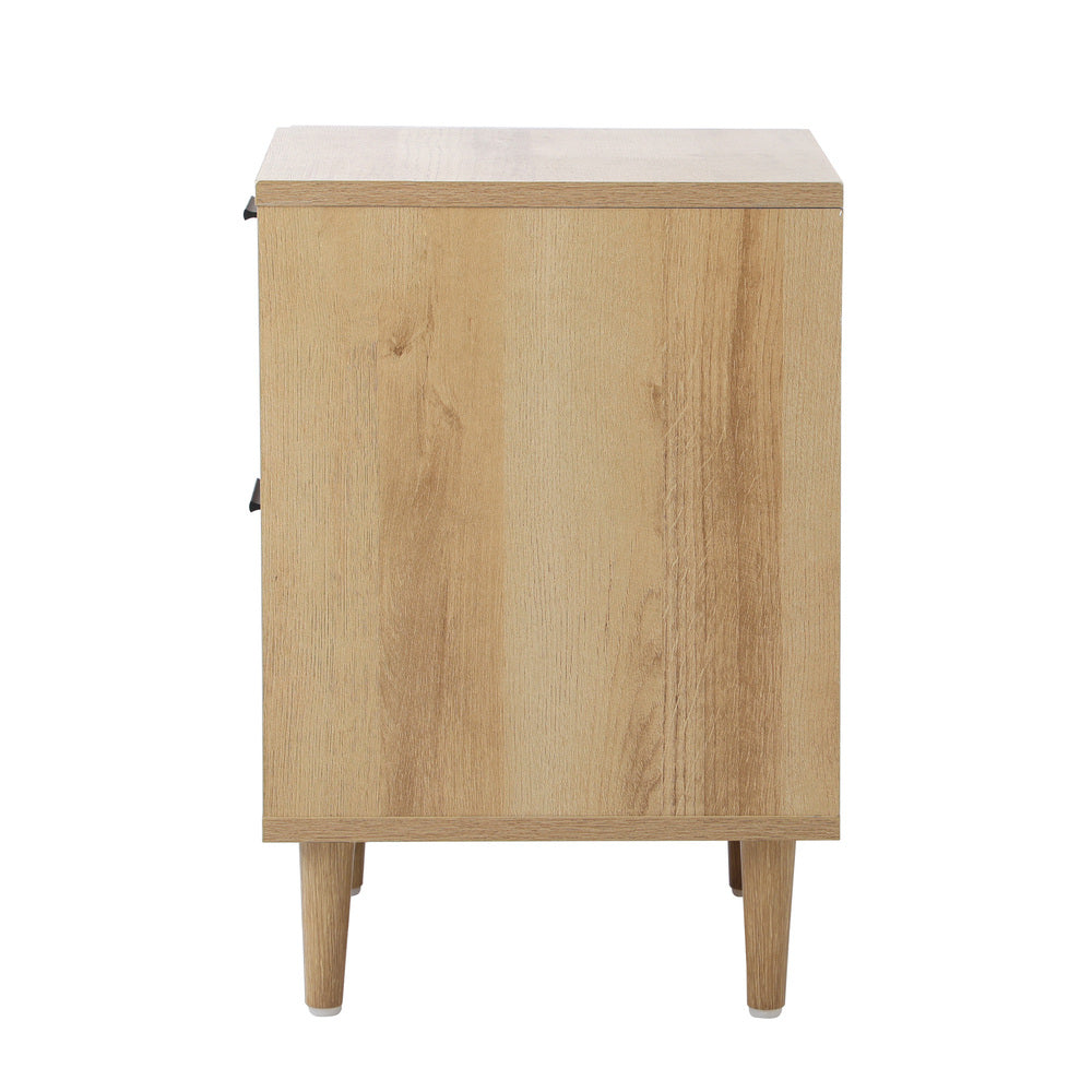 Bedside Table Nightstand Bedroom Storage Cabinet