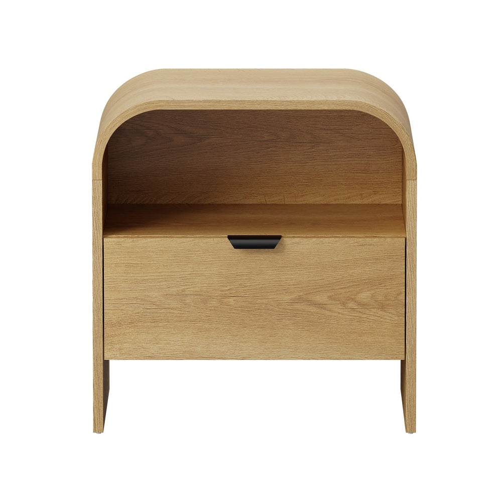 Natural bedside table 48x35x50cm, view 8