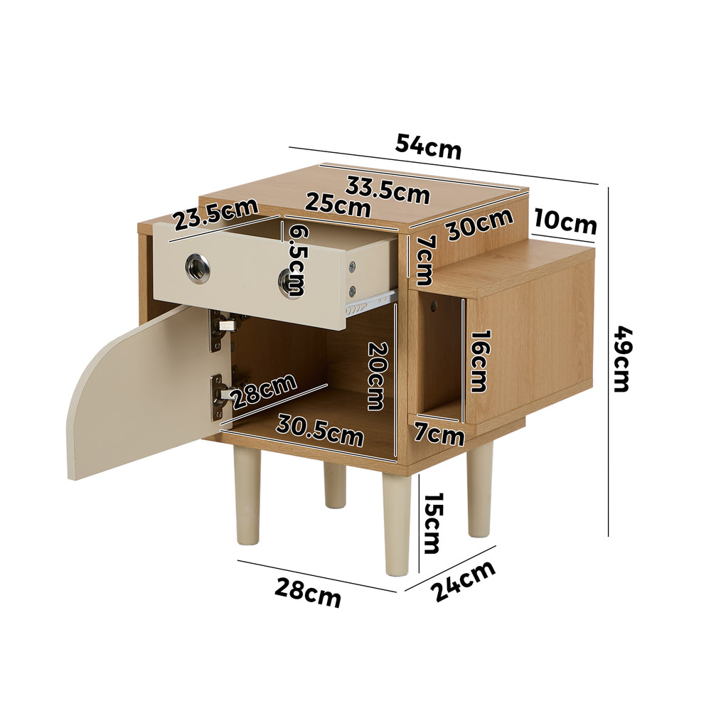 Kids Robot Bedside Table Nightstand Drawer | Simpledeals