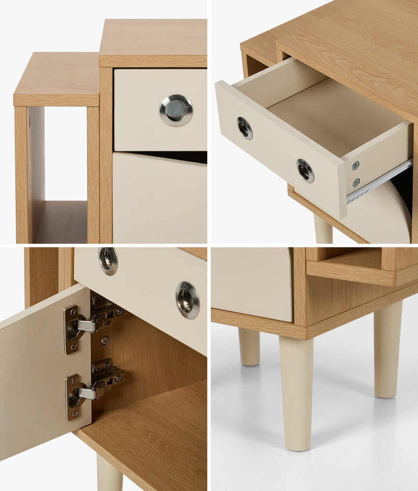 Kids Robot Bedside Table Nightstand Drawer | Simpledeals