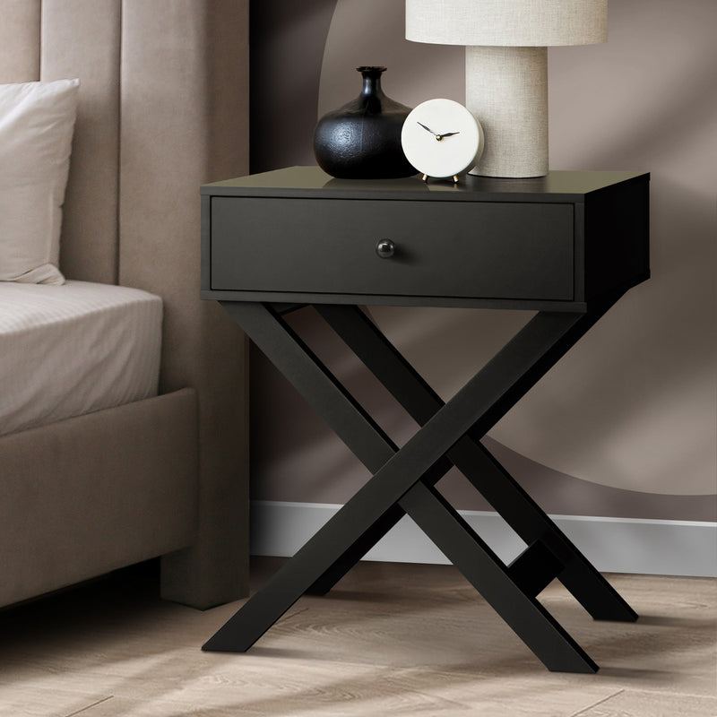 Contemporary Wooden Side Table: Minimalist Elegance for Modern Interiors with Bedside Table
