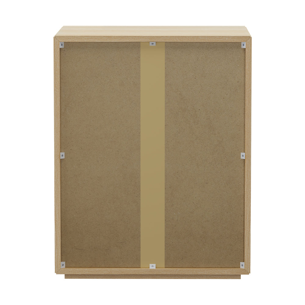 3 Drawer Bedside Table Nightstand Natural | Simpledeals