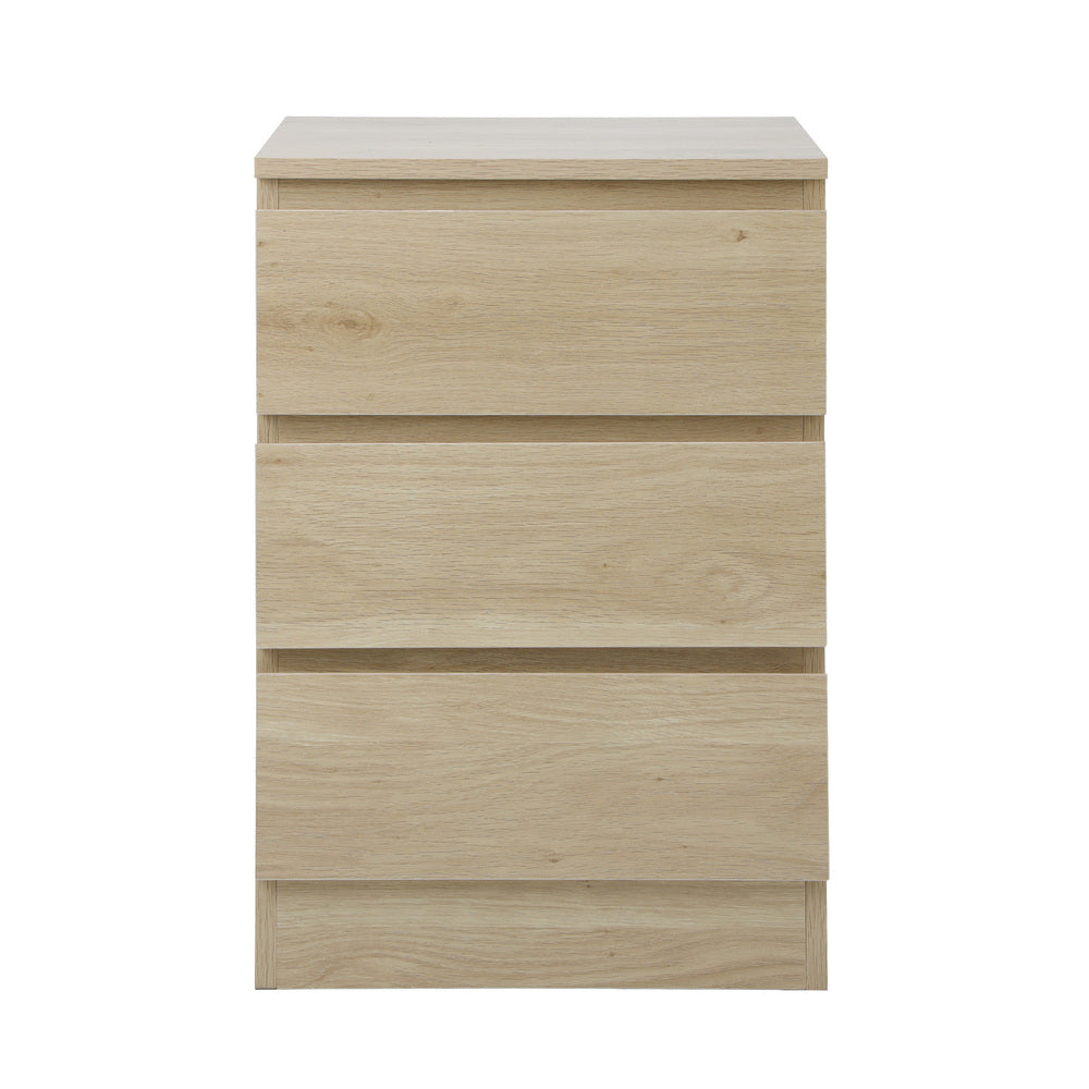 Bedside Tables Set of 2 Nightstand Natural