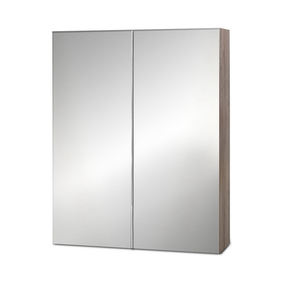 Cefito Bathroom Vanity Mirror with Storage Cabinet - Natural