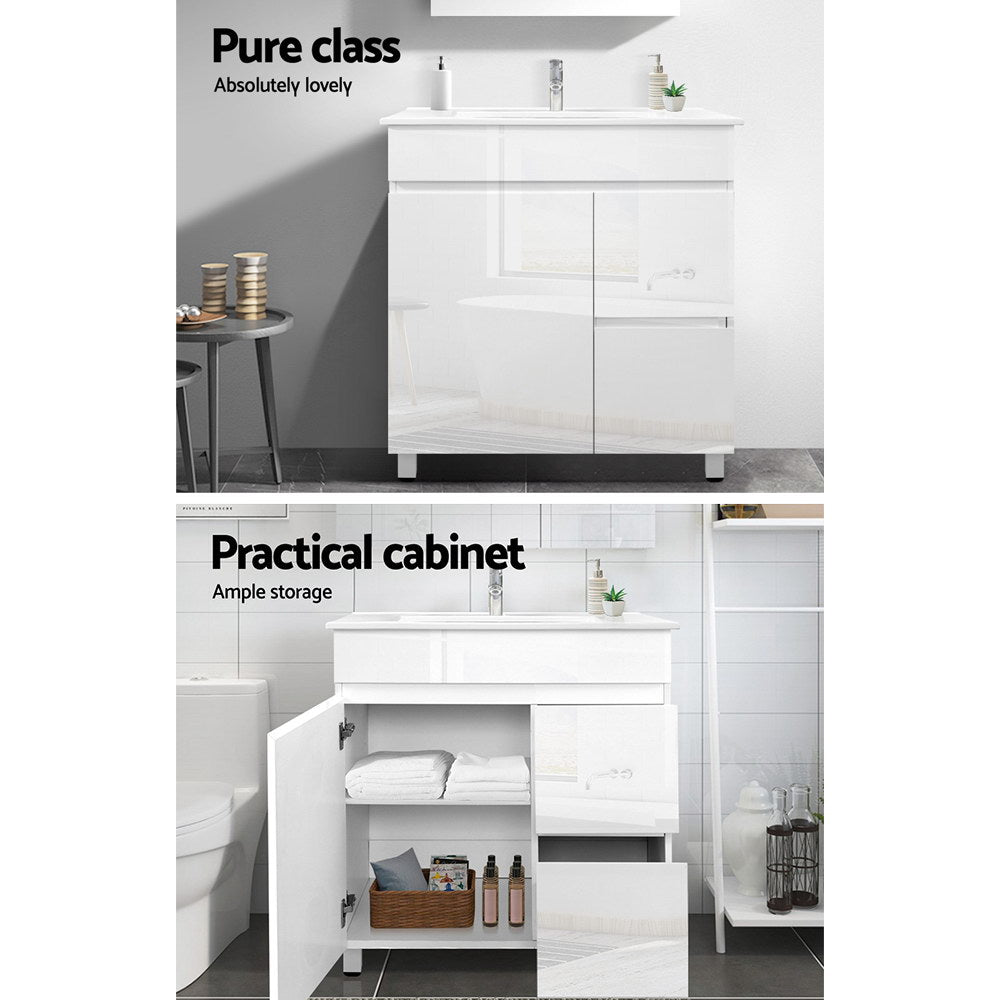765mm Freestanding Vanity Unit Bathroom Basin Cabinet Storage Furniture