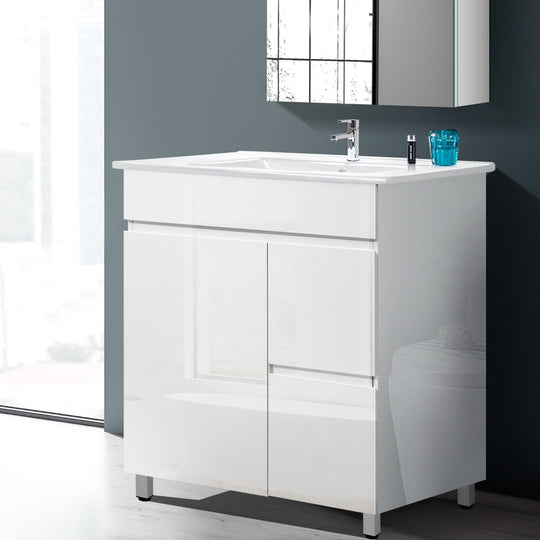 765mm Freestanding Vanity Unit Bathroom Basin Cabinet Storage Furniture - Cefito Wash Sink Abc