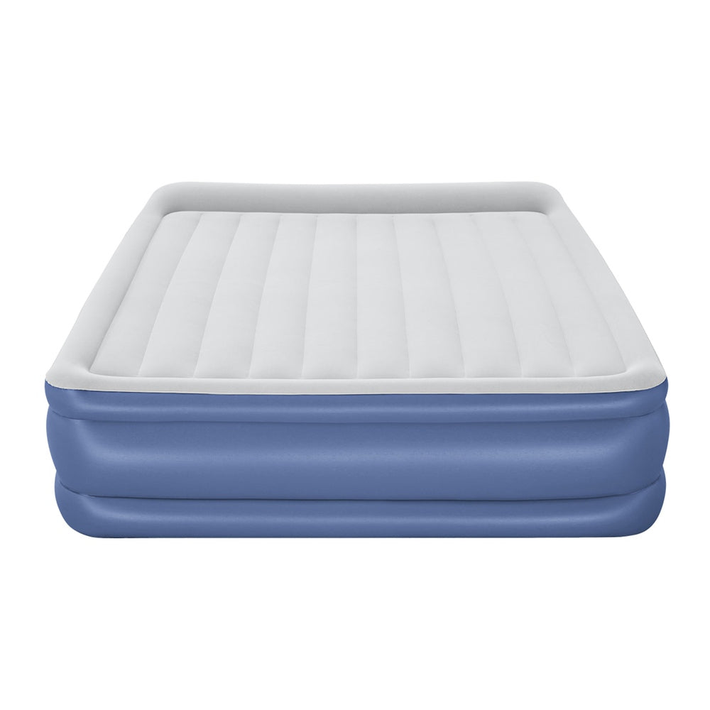 King Air Mattress Inflatable Bed 56cm Blue Airbed