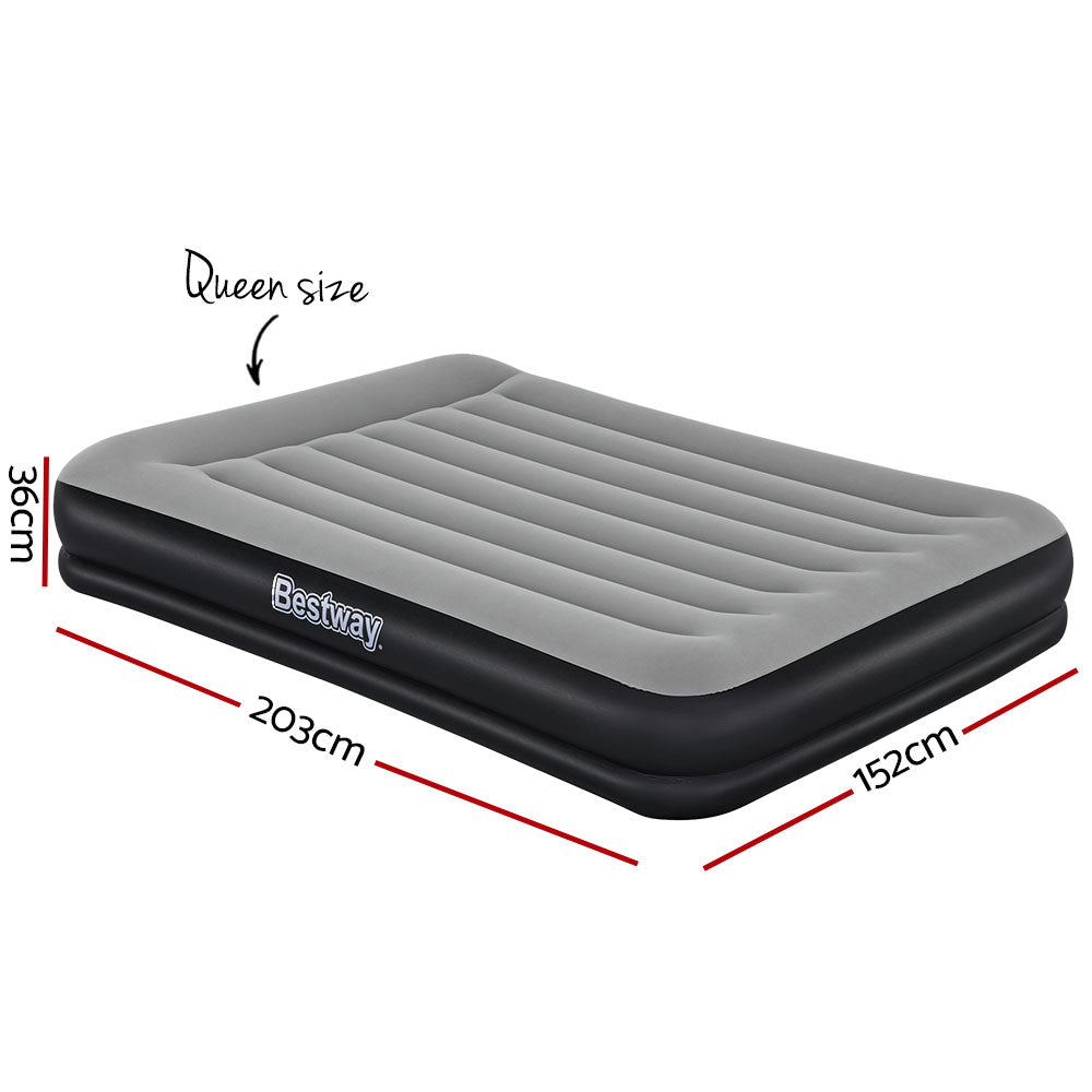 Air Bed Beds Mattress Premium Inflatable Built-In Pump Queen Size | Queen