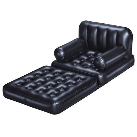 Inflatable Air Chair and Lounge Couch with Lazy Sofa (Blow Up Ottoman)