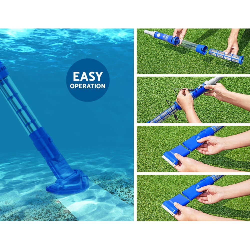 Pool Cleaner Cordless With Pole Swimming Pool Automatic Vacuum 6M
