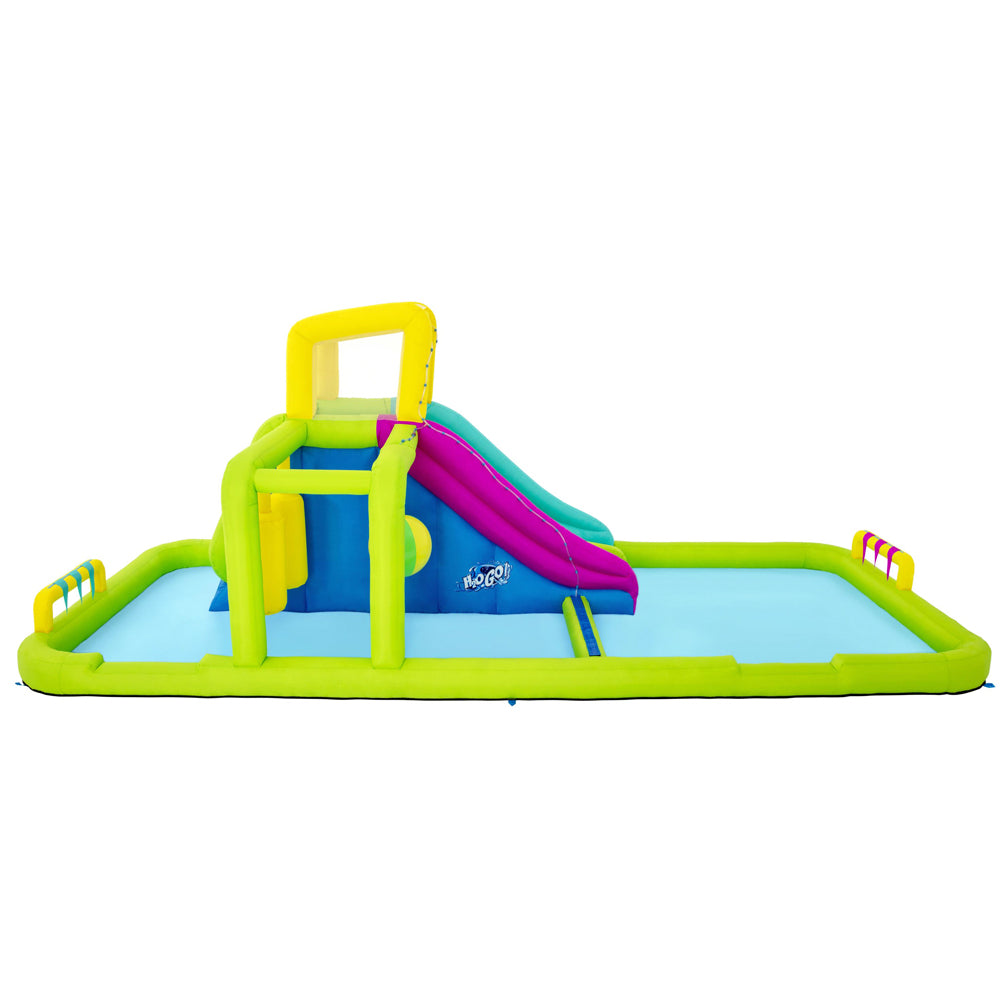 H2OGO Above ground kids play pool Slide Castle Playground 2,389 L,Durable and colourful