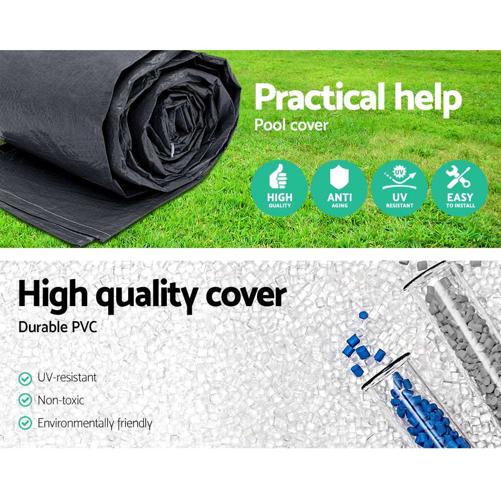 Round Swimming Pool Cover 3.66M/12Ft Pvc Blanket